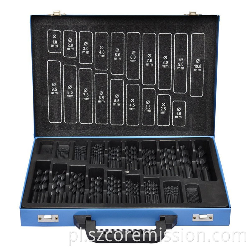 Masonry High Speed Steel Center Drill Bit Set